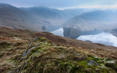 A fine view down to Hawswater and The Rigg